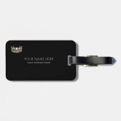 Étiquette À Bagage Étiquette Miss USA Silver Crown Luggage (Dos horizontal)