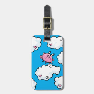 Étiquette À Bagage étiquette personnalisable de bagage de porc de vol