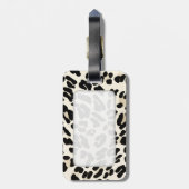 Étiquette À Bagage Étiquette personnalisable de bagage d'empreinte de (Dos Vertical)