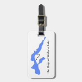 Étiquette À Bagage Étiquette personnalisée de bagage (Devant Vertical)