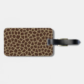 Étiquette À Bagage Étiquette personnalisée de bagage d'impression de (Dos horizontal)