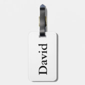 Étiquette À Bagage Étiquette personnalisée de sac de golf (Dos Vertical)