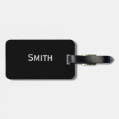 Étiquette À Bagage Étiquette personnalisée Drapeau américain (Dos horizontal)