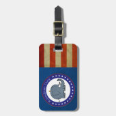 Étiquette À Bagage étiquette républicaine de bagage de poussin (Devant Vertical)