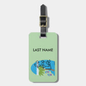 Étiquette À Bagage Étiquette Retourner la durée de vie des bagages (Devant Vertical)