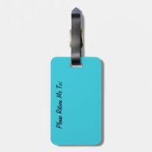 Étiquette À Bagage Étiquette rose de bagage de vacances de Flamant (Dos Vertical)