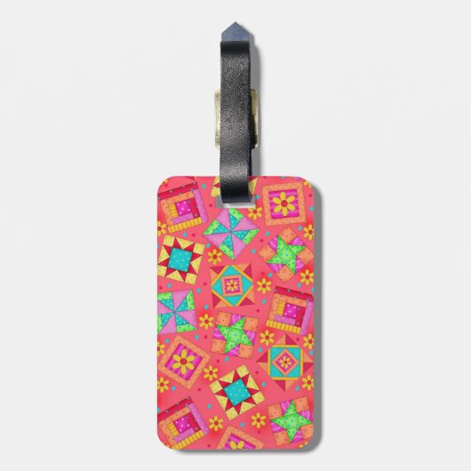 Étiquette À Bagage Étiquette rouge bloc bagage ou machine à coudre (Dos Vertical)