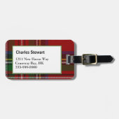 Étiquette À Bagage Étiquette royale faite sur commande de bagage de (Devant horizontal)