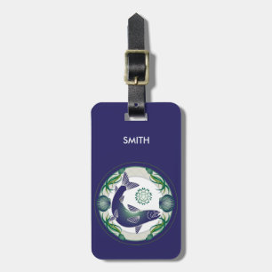 Étiquette À Bagage Étiquette saumonée de bagage