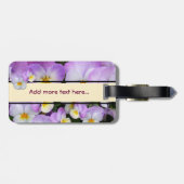 Étiquette À Bagage Étiquette savoureuse de bagage de ~ d'altos (Dos horizontal)