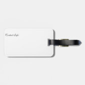 Étiquette À Bagage Étiquette Shih Tzu de bagage (Dos horizontal)