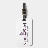 Étiquette À Bagage Étiquette sinistre de bagage de fille (Devant Vertical)