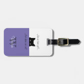 Étiquette À Bagage Étiquette Sneaky Chat Où sommes-nous? Étiquette Po (Devant horizontal)