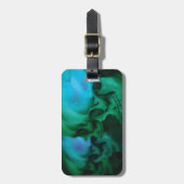 Étiquette À Bagage Étiquette toxique de bagage de 4 crânes (Devant Vertical)