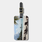 Étiquette À Bagage Étiquette tropicale de bagage de plage - Punta (Devant Vertical)