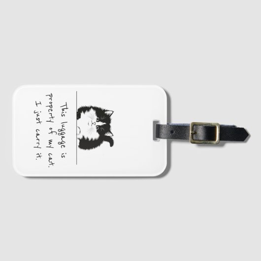 Étiquette À Bagage Étiquettes à bagages/ étiquette de bagages (Devant Horizontal)