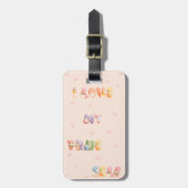 Étiquette À Bagage Etiquettes à bagages | J'Aime Mon Véritable Moi (Devant Vertical)