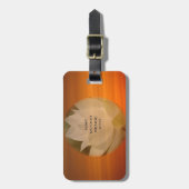 Étiquette À Bagage Étiquettes bouddhistes de bagage de SGI - fleur de (Devant Vertical)