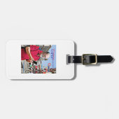 Étiquette À Bagage Étiquettes de bagage d'anniversaire d'AAPDP (Devant horizontal)