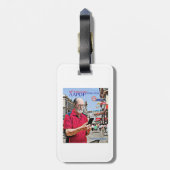 Étiquette À Bagage Étiquettes de bagage d'anniversaire d'AAPDP (Dos Vertical)