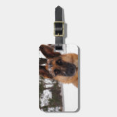 Étiquette À Bagage Étiquettes de bagage de berger allemand (Devant Vertical)