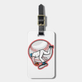 Étiquette À Bagage Étiquettes de bagage de broc de base-ball (Devant Vertical)