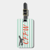 Étiquette À Bagage Étiquettes de bagage de CFPW (Devant Vertical)