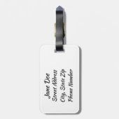 Étiquette À Bagage Étiquettes de bagage de CFPW (Dos Vertical)