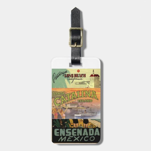 Étiquette À Bagage Étiquettes de bagage de croisière de (Devant Vertical)