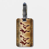 Étiquette À Bagage Étiquettes de bagage de JAZZAMBIA (Dos Vertical)