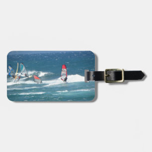 Étiquette À Bagage Étiquettes de bagage d'Hawaï de ressacs de planche