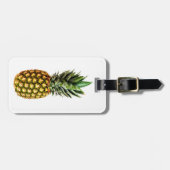 Étiquette À Bagage Étiquettes de bagage d'impression d'ananas (Devant horizontal)