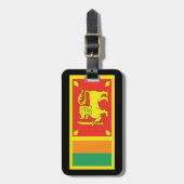 Étiquette À Bagage Étiquettes de bagage du Sri Lanka (Devant Vertical)