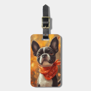 Étiquette À Bagage Étiquettes de bagages Boston Terrier