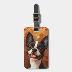 Étiquette À Bagage Étiquettes de bagages Boston Terrier