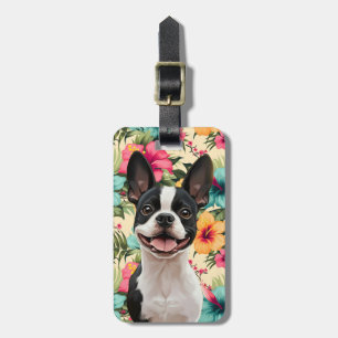 Étiquette À Bagage Étiquettes de bagages Boston Terrier