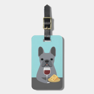 Étiquette À Bagage Étiquettes de bagages Bouledogue Français