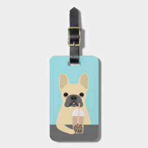 Étiquette À Bagage Étiquettes de bagages Bouledogue français