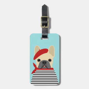 Étiquette À Bagage Étiquettes de bagages Bouledogue Français
