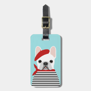 Étiquette À Bagage Étiquettes de bagages Bouledogue Français