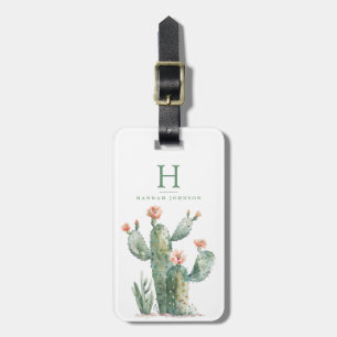 Étiquette À Bagage Étiquettes de bagages Cactus