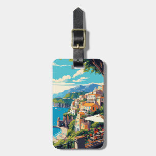 Étiquette À Bagage Étiquettes de bagages de voyage Amalfi Italie