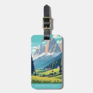 Étiquette À Bagage Étiquettes de bagages de voyage Dolomites Italie