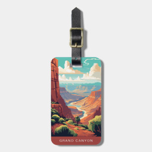 Étiquette À Bagage Étiquettes de bagages de voyage du Grand Canyon Na