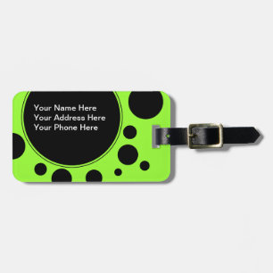 Étiquette À Bagage Étiquettes de bagages faites sur commande Girly