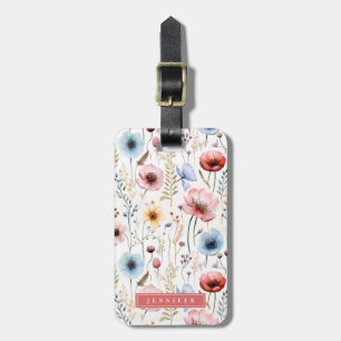 Étiquette À Bagage Étiquettes de bagages Fleur sauvage