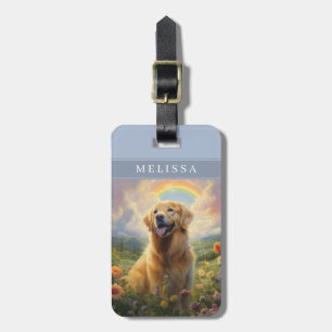 Étiquette À Bagage Étiquettes de bagages pour chien Retriever doré