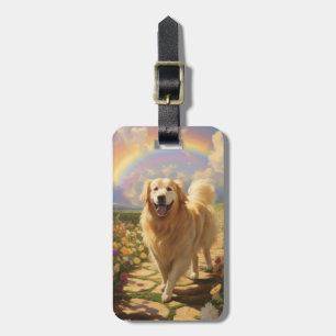 Étiquette À Bagage Étiquettes de bagages pour chien Retriever doré