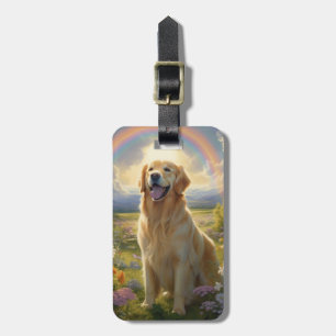 Étiquette À Bagage Étiquettes de bagages pour chien Retriever doré