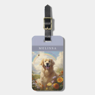 Étiquette À Bagage Étiquettes de bagages pour chien Retriever doré